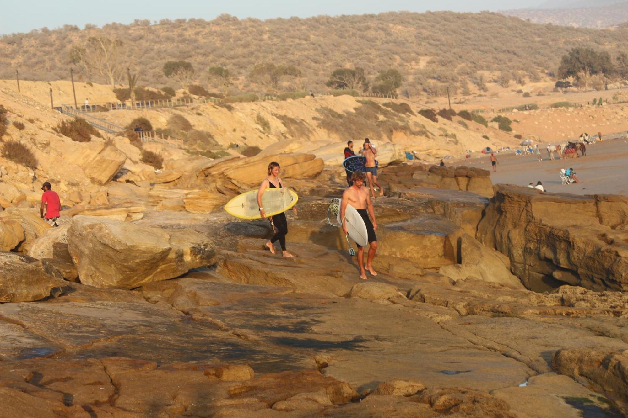Sable Beach Surf Camp Taghazout Eksteriør bilde