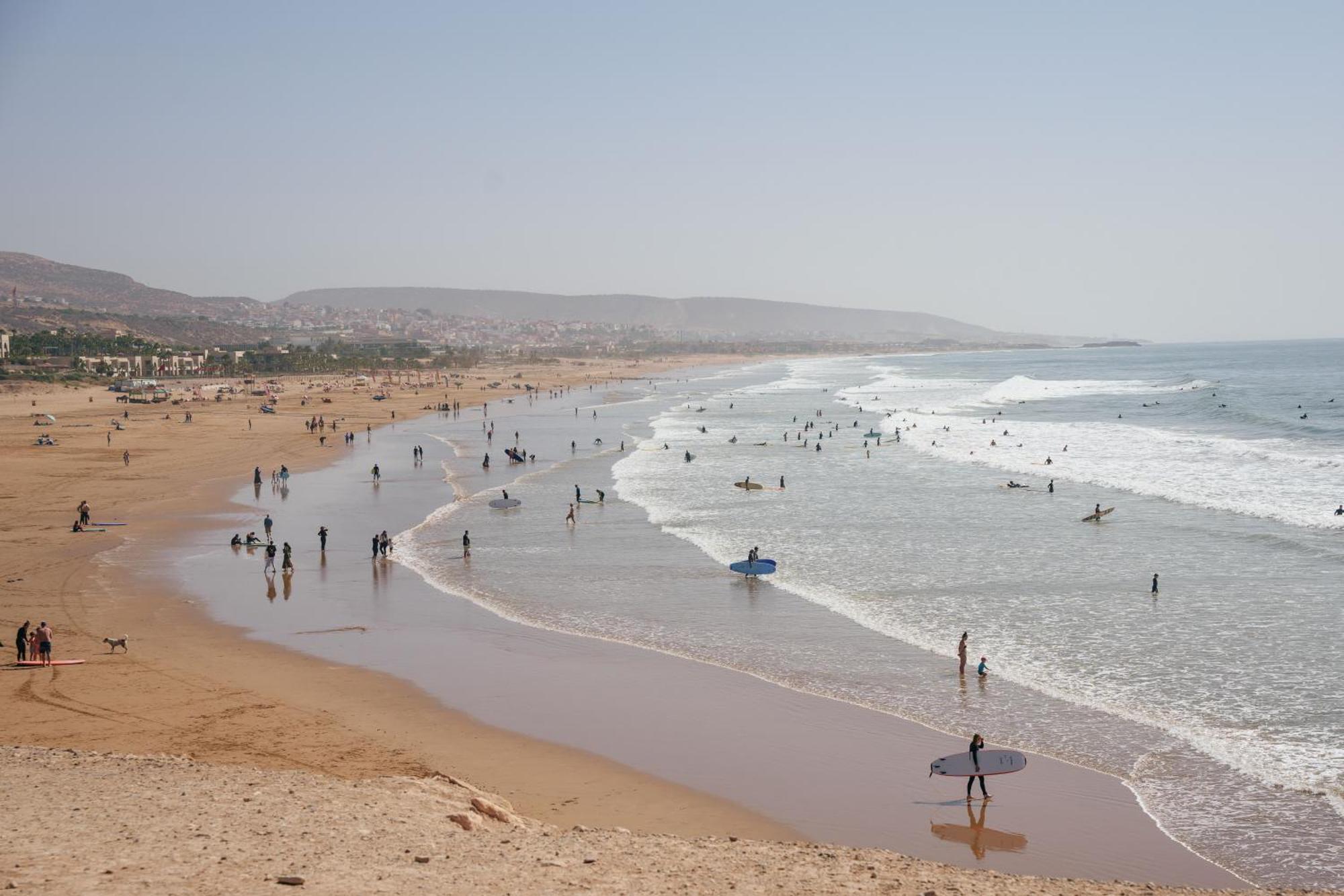 Sable Beach Surf Camp Taghazout Eksteriør bilde